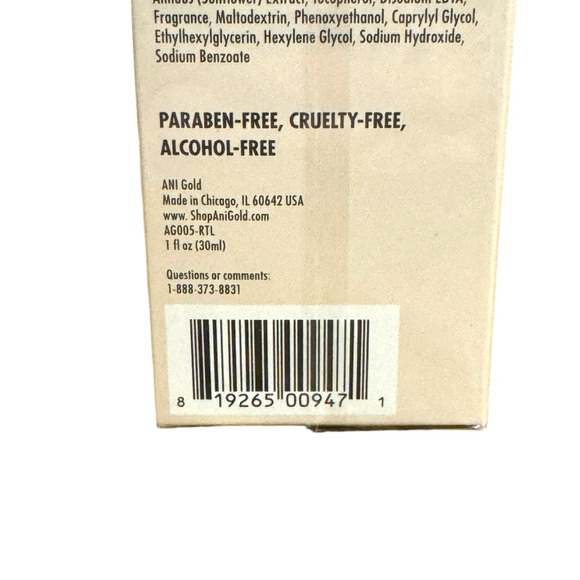 ANI Gold Anti-Wrinkle Day Serum with Manuka Honey & Propolis 1 Oz Exp 7/2025 - Picture 3 of 5